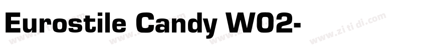 Eurostile Candy W02字体转换